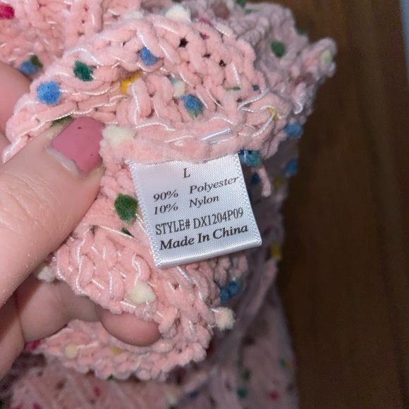 Light pink confetti sweater - Picture 2 of 3